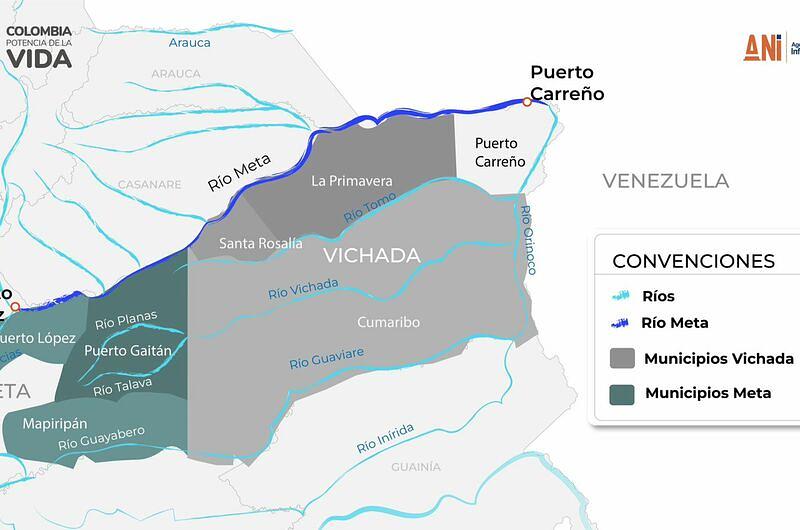 Millonaria inversión para mejorar navegabilidad en río Meta