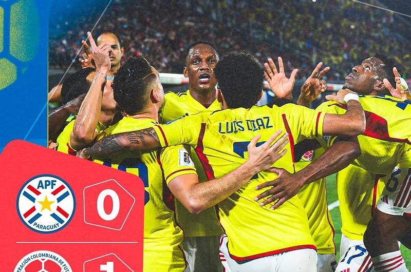 Cómo queda Colombia en las eliminatorias de Suramérica