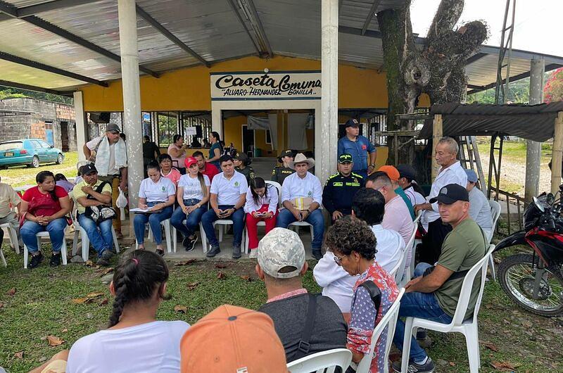 Instituciones llegaron al Centro Poblado de Puerto Esperanza