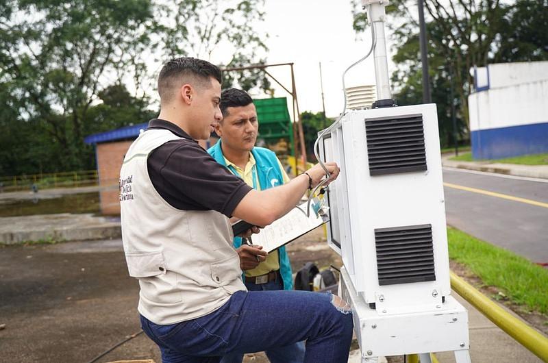 Cormacarena monitorea calidad del aire en Villavo