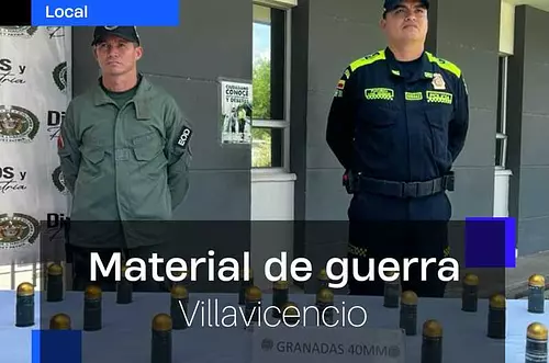 Incautaron 67 granadas en Villavicencio 