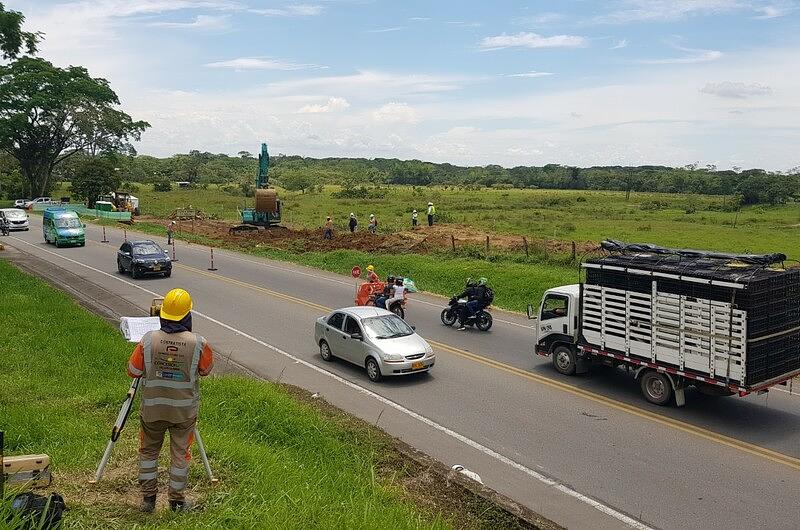 Avanzan obras de la malla vial del Meta 