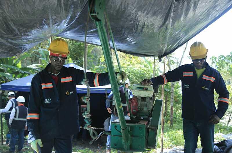 Arrancaron obras en  viaducto del km 58 