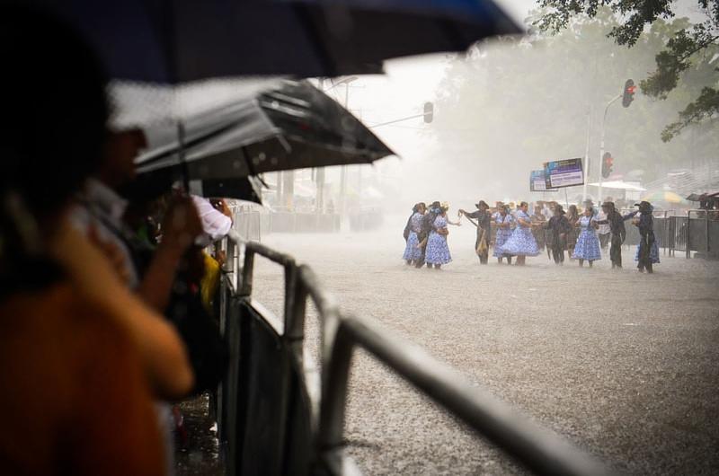 Ni la intensa lluvia detuvo el Joropódromo