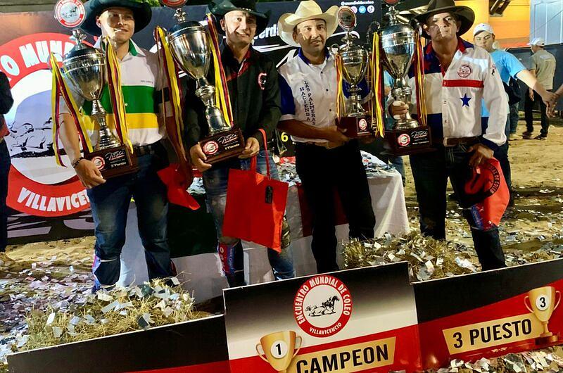 De dónde es el nuevo campeón del Encuentro Mundial de Coleo