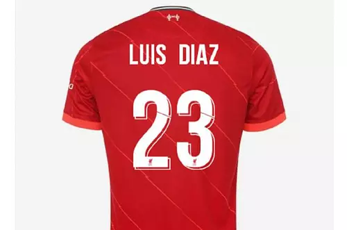 ¿Cuánto cuesta la camiseta de Luis Díaz en el Liverpool?