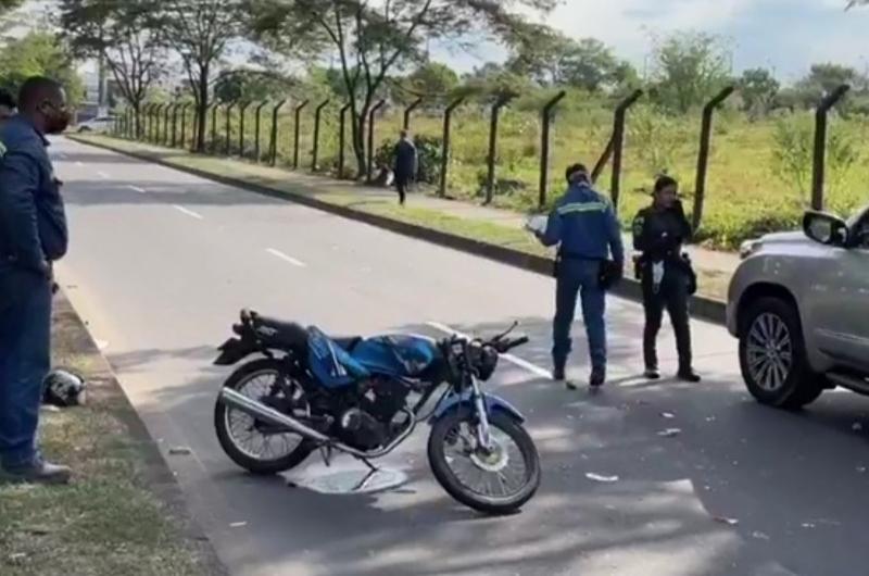 Muere motociclista en accidente de tránsito 