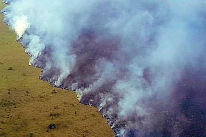 Se reactiva incendio en Parque Natural Nacional El Tuparro