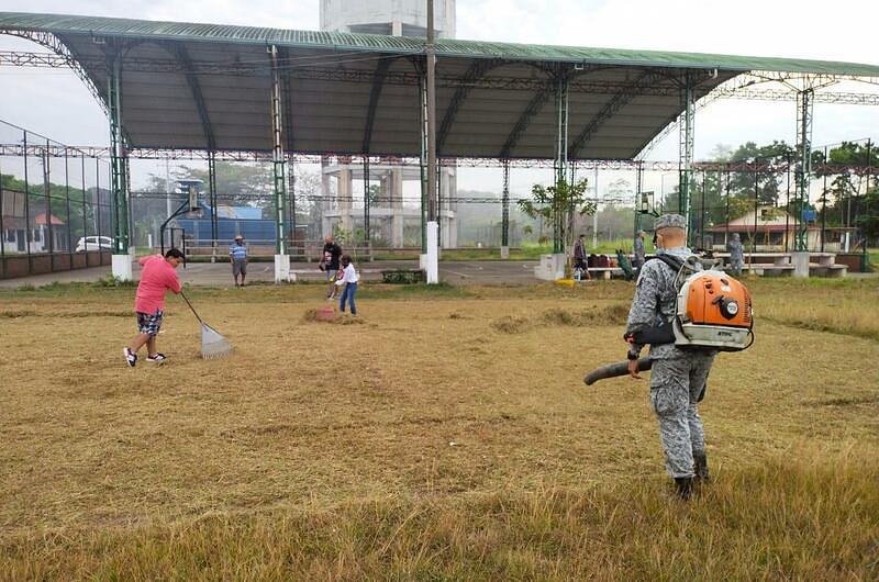 Área rural de Villavicencio fue embellecida por Fuerza Aérea