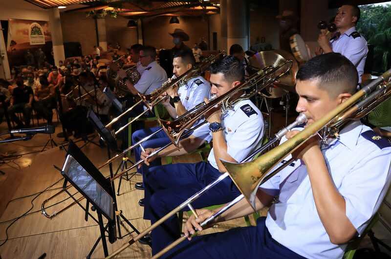 Villavicencio recibió a banda sinfónica de la Fuerza Aérea