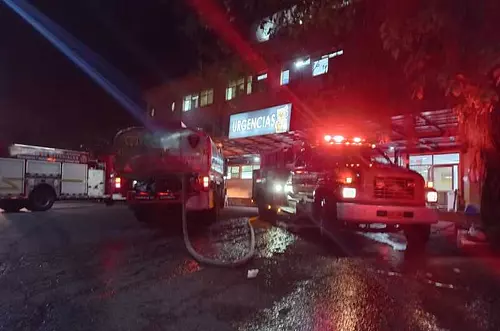 Incendio en Central de Urgencias de Hospital de Villavo