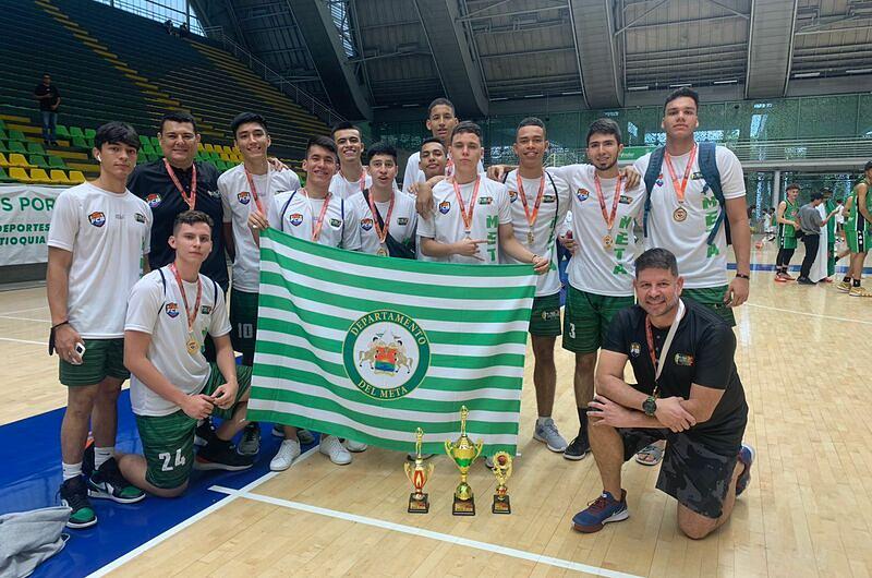 Meta se ubicó en el podio del nacional sub-17 de baloncesto