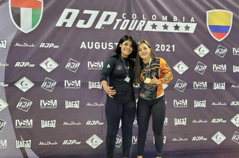 Sara Castañeda ganó oro en campeonato de Jiu Jitsu