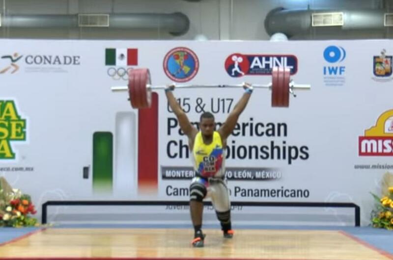 Quién es el triple medallista en Panamericano de pesas