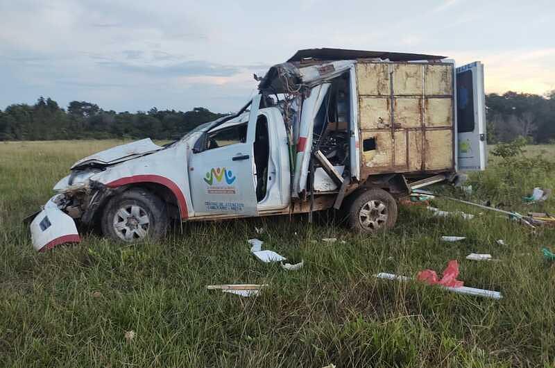 Una persona muerta y tres heridas al accidentarse ambulancia