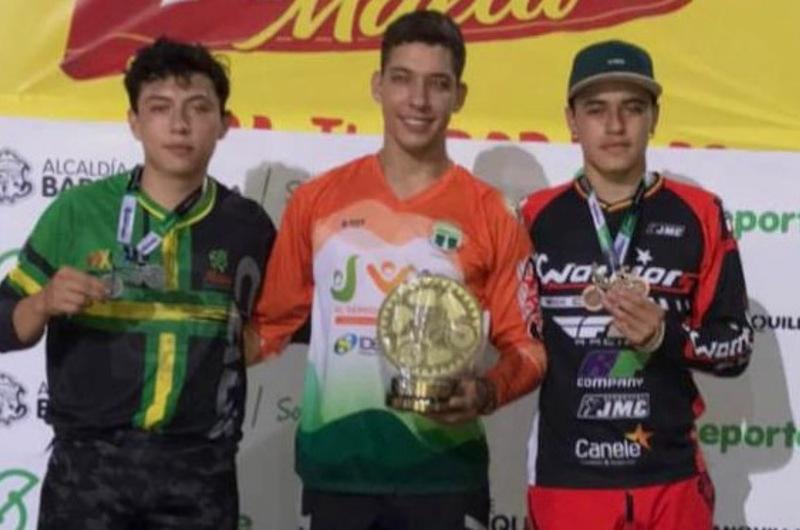 Christian Miranda repite título nacional en BMX