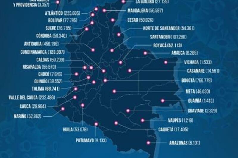 Récord de muertes por covid en Colombia: 465 en un día