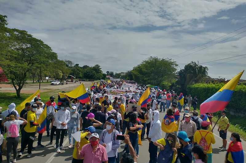 Indígenas y afros se suman al Paro Nacional en Villavicencio