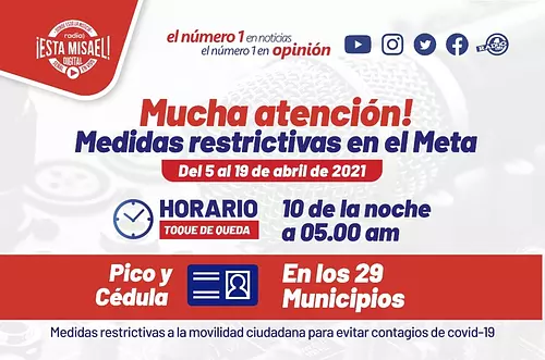 ¿Qué medidas en el Meta para reducir contagios de covid-19?