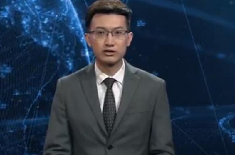 En China debutó como presentador de noticias un robot