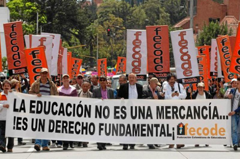 Hoy habrá marcha de Fecode y estudiantes 