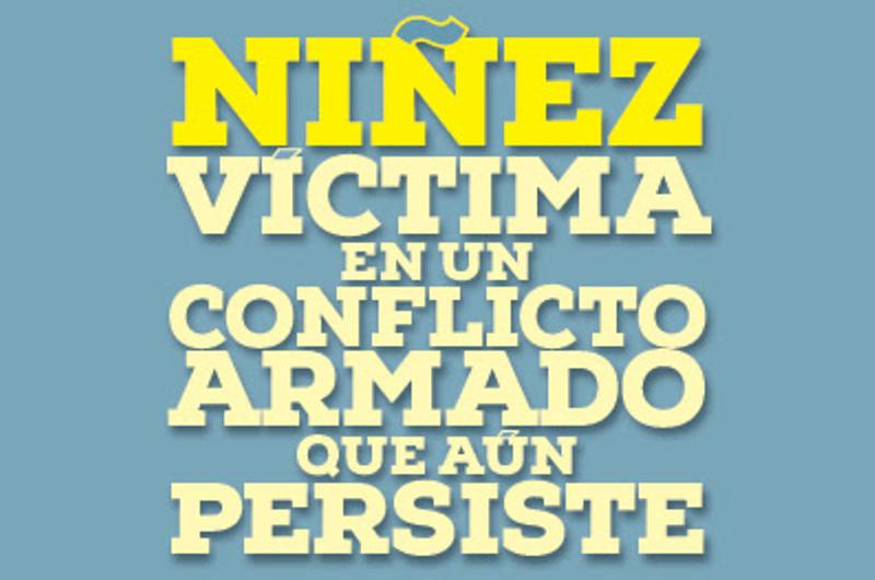 La niñez colombiana sigue siendo la mayor víctima del conflicto armado