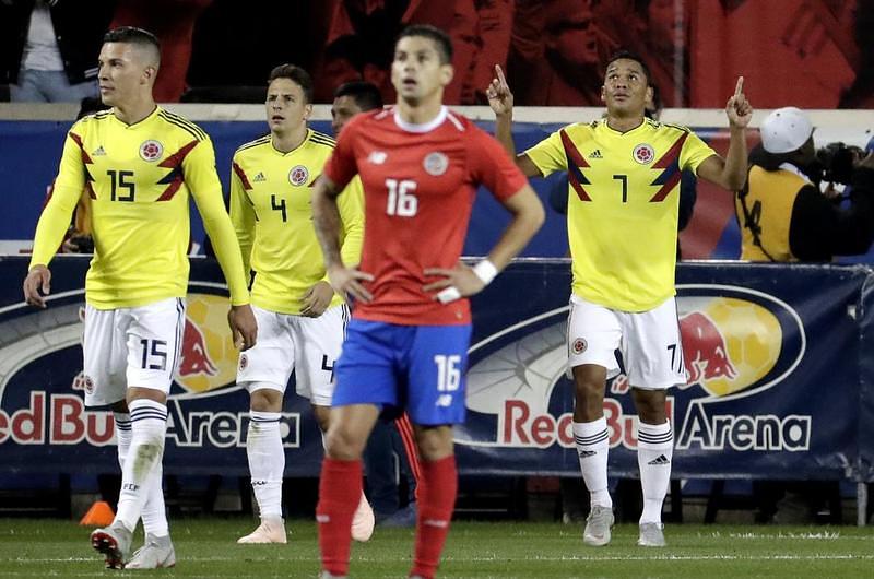 Colombia se impuso con un 3-1 ante Costa Rica