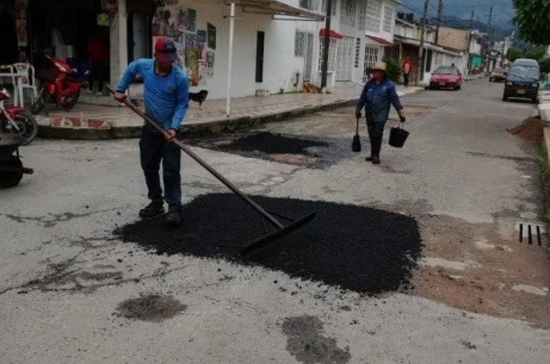 Se realizó recuperación vial en el Barrio el Jordán de Villavicencio 