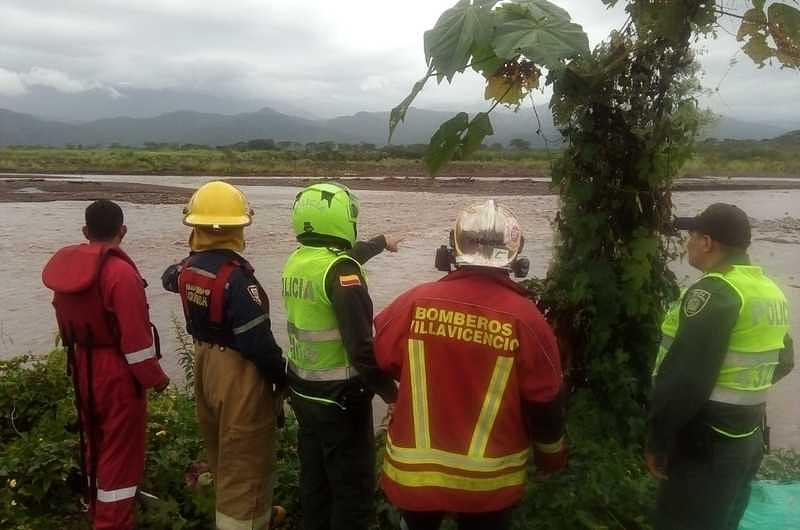 Una persona desaparecida en el río Guatiquía 