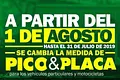 ¡Atención! Cambia el Pico y Placa en Villavicencio