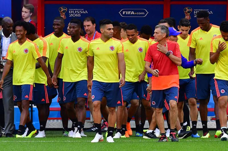 Colombia se prepara contra Senegal