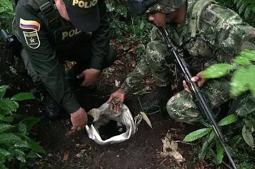 Hallada caleta con armamento de guerra en San Martín, Meta