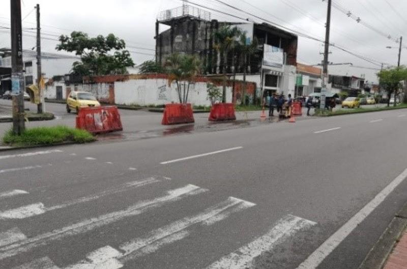 Instalación de sardineles para salvar vidas en las vías de Villavicencio