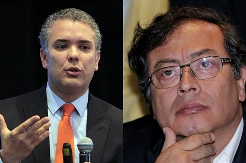 Iván Duque y Gustavo Petro a segunda vuelta 