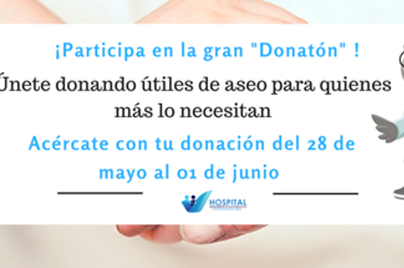 ¡Gran donatón para ayudar a pacientes en condición de vulnerabilidad!