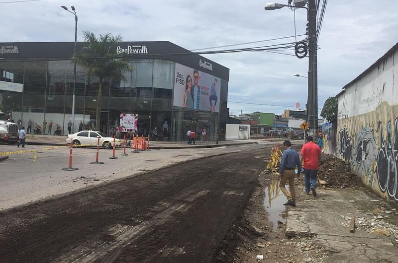 Inicia fase de recuperación vial en el sector Parque de Los Estudiantes