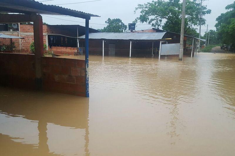 Desbordamiento del Río Upia en Cabuyaro, Meta