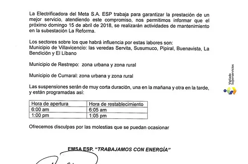 Actividades de mantenimientos en la subestación La Reforma 
