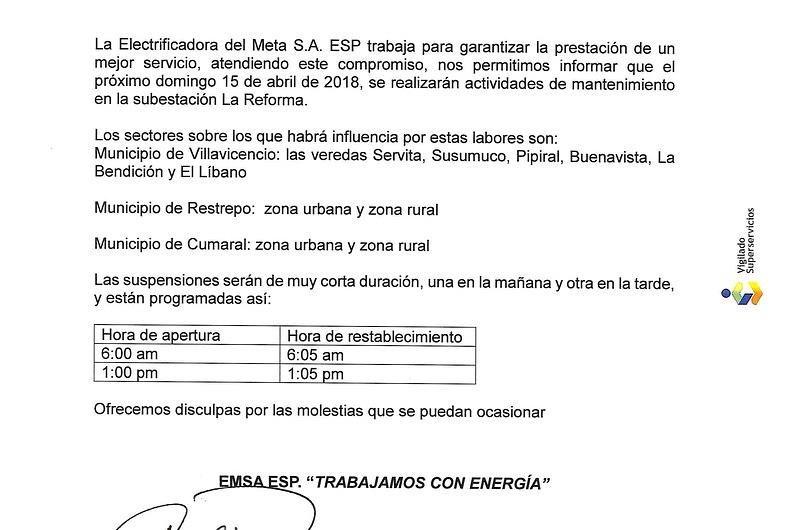 Actividades de mantenimientos en la subestación La Reforma 