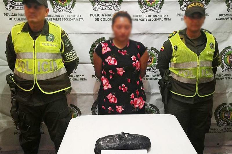 Capturada mujer que transportaba cocaína adherida a su cuerpo