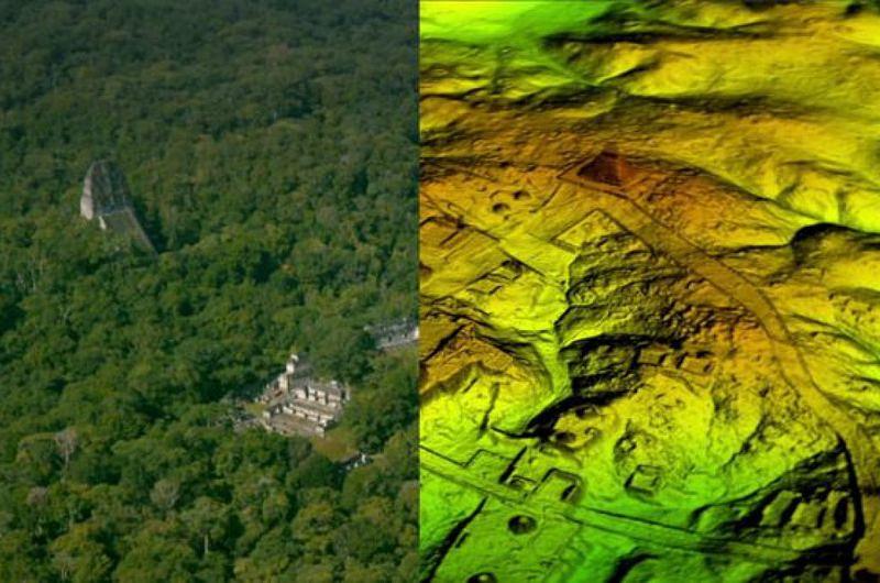 Descubren una megalópolis Maya debajo de la selva guatemalteca