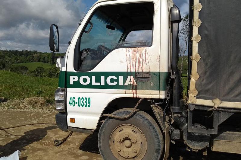 A Villavicencio trasladan policías heridos en emboscada en Mesetas