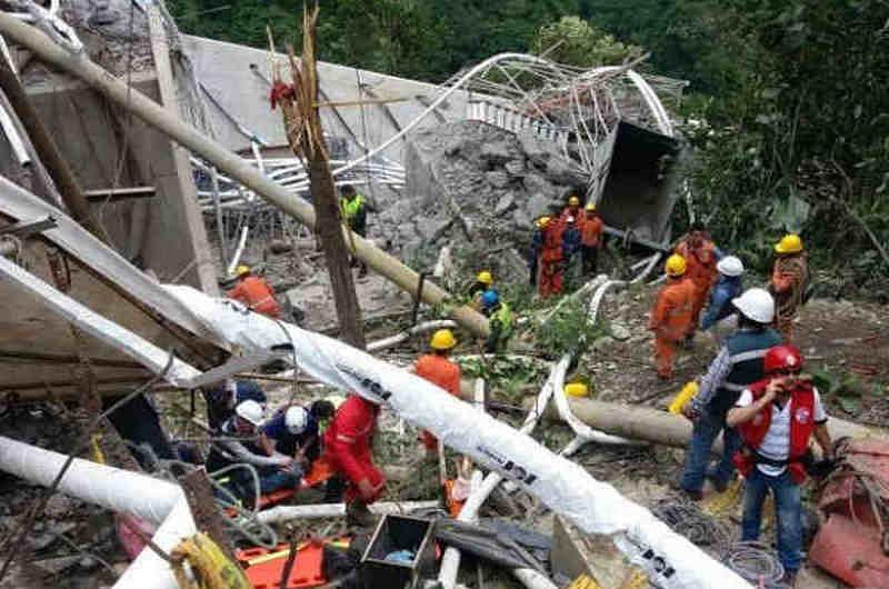 Terminó la jornada de rescate en el puente Chirajara