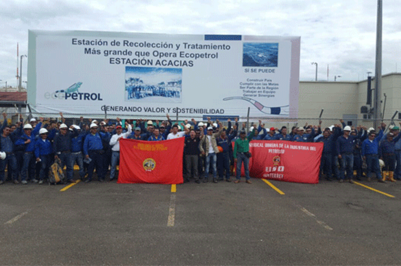 Trabajadores del sector petrolero inician paro