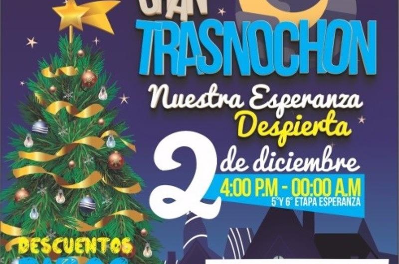 Este sábado habrá trasnochon en el barrio la Esperanza 