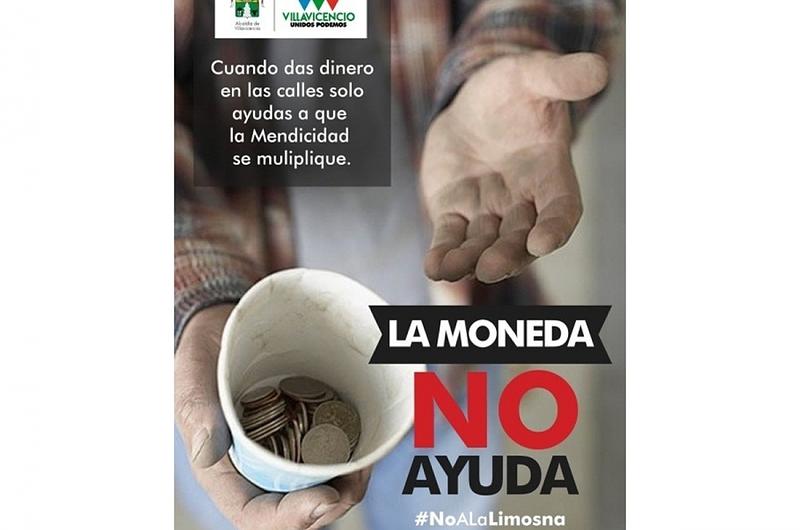 Villavicencio lanza campaña para combatir la mendicidad