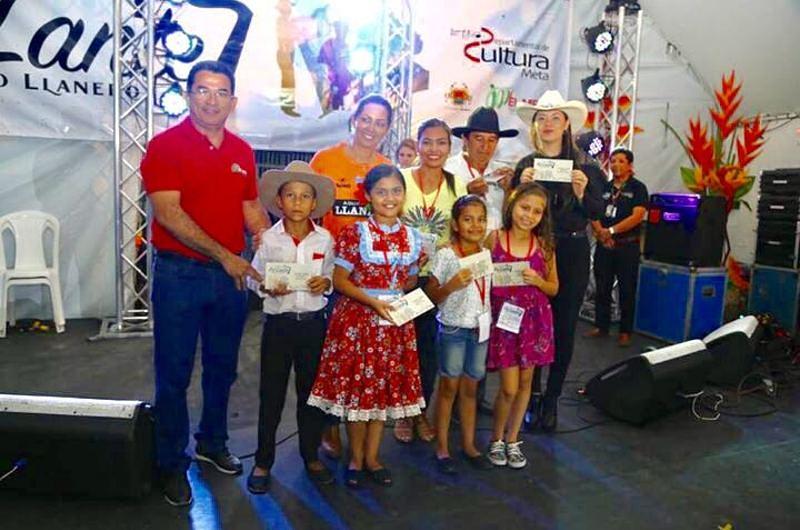 Ganadores del Concurso "Pa'lante Talento Llanero"