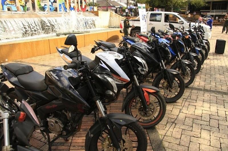 Policía Metropolitana recuperó 10 motos hurtadas 
