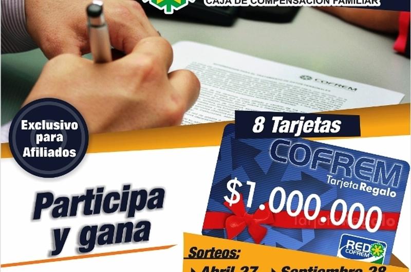 ¿Sabe sobre el tercer sorteo ‘Autorice sus datos y gane’ de Cofrem?