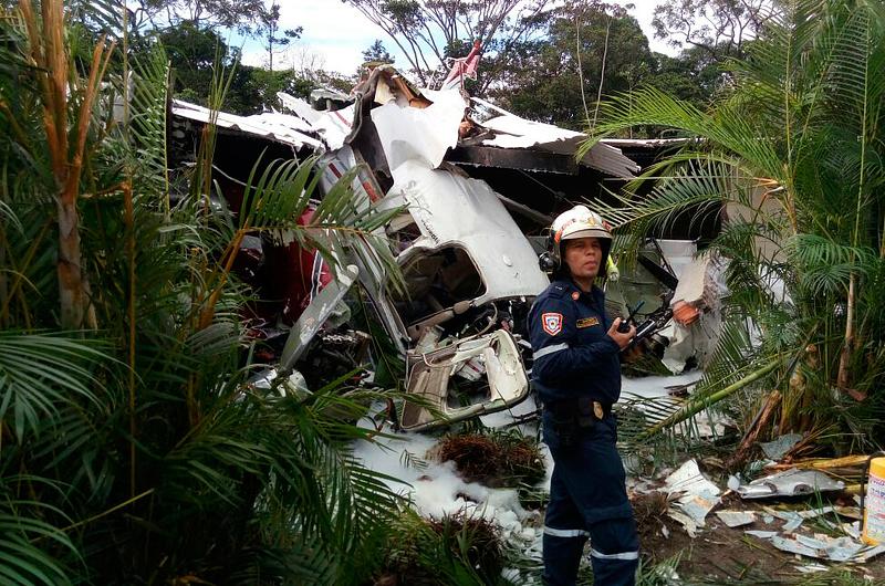 Tres heridos en accidente de avioneta en Villavicencio